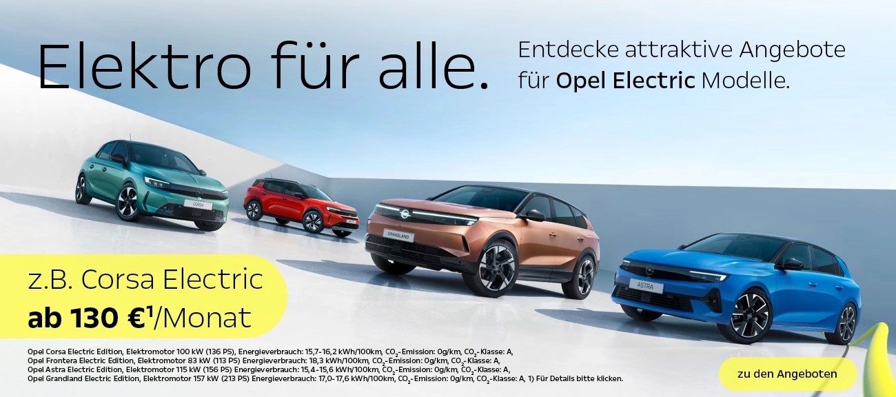 Opel e-Förderprämie