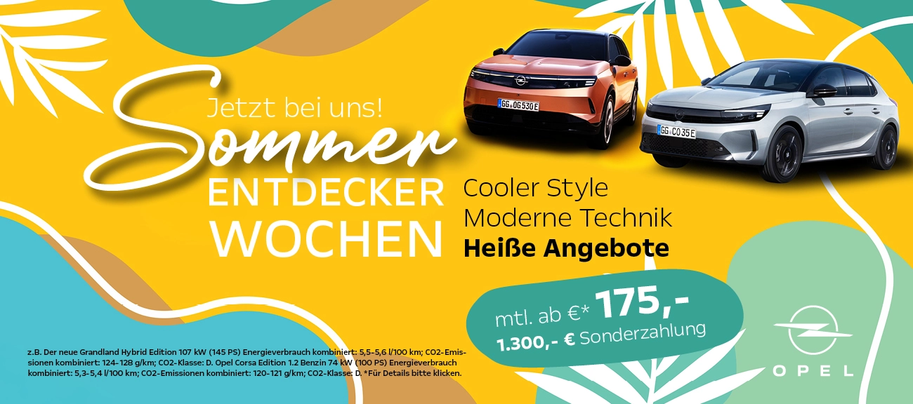 Opel Sommer Deals