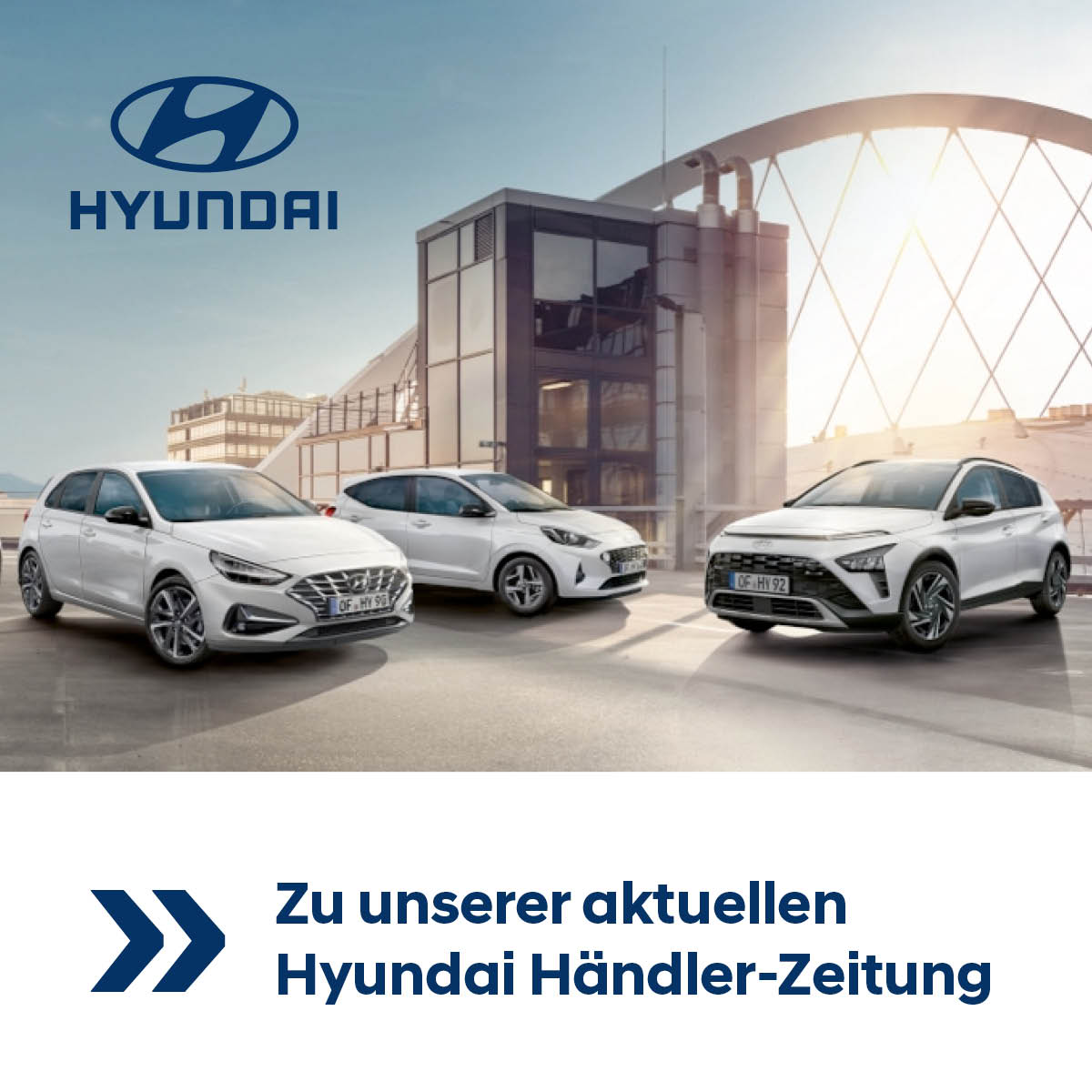 Hyundai Händler-Zeitung im Autohaus Tönnemann