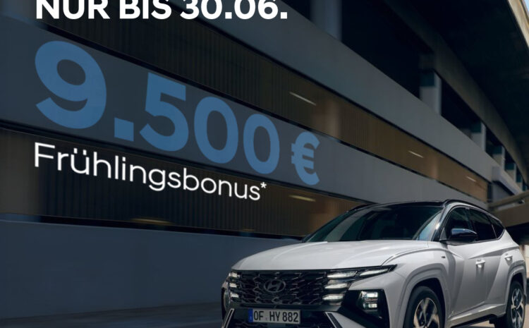  Hyundai 9.500€ Frühlingsbonus