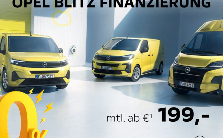  Opel NFZ Blitz Finanzierung