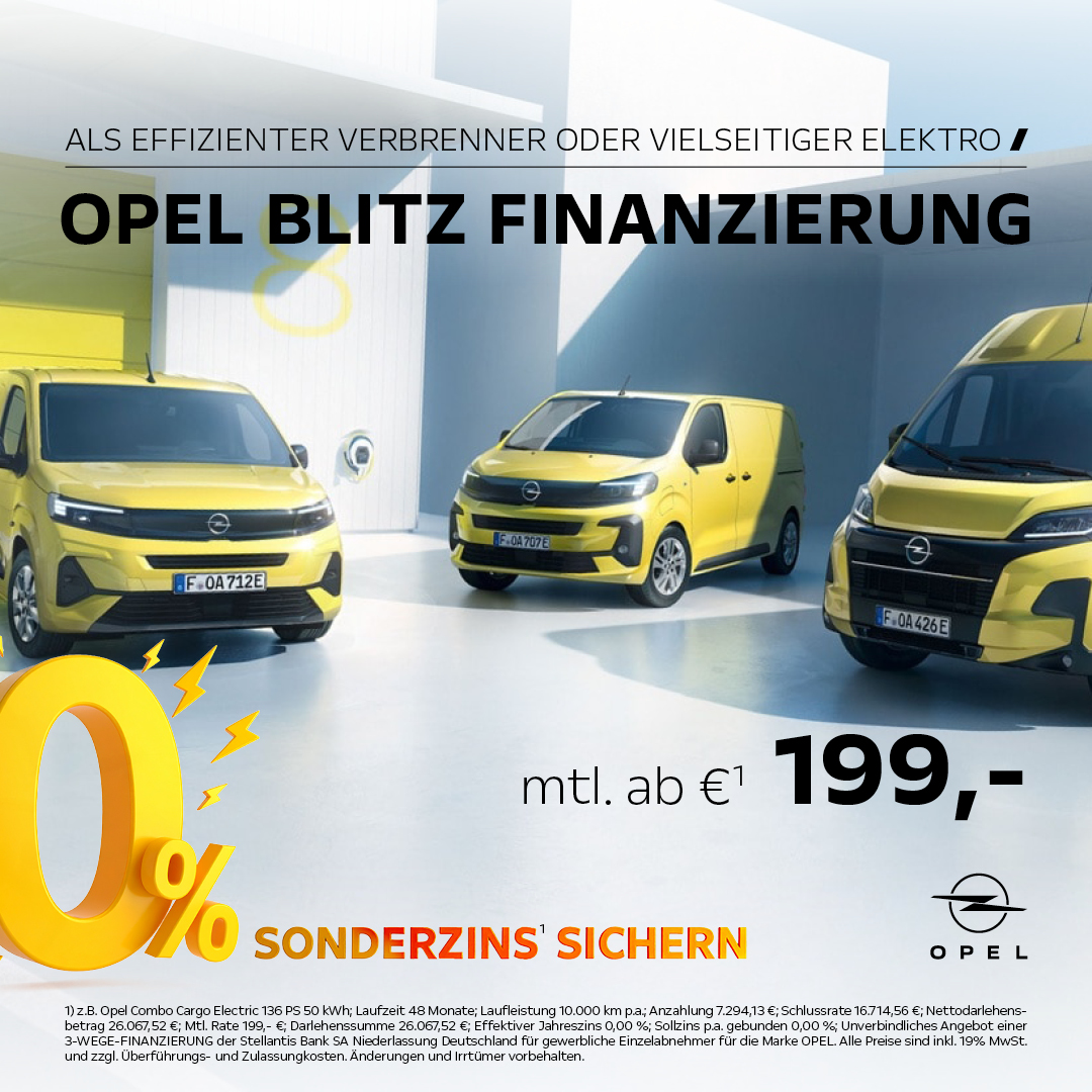 Opel NFZ Blitz Finanzierung