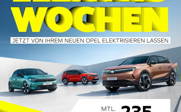  Opel Elektro Wochen