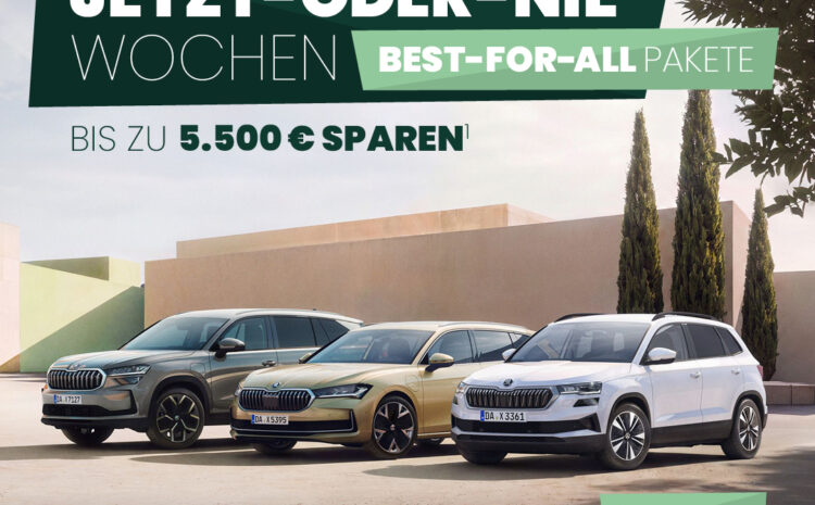  Škoda JETZT-ODER-NIE Wochen